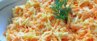 Салат из дайкона и моркови