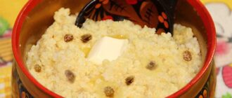 Пшенная каша на молоке