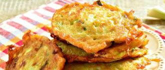 Драники из кабачков и картофеля
