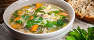 Куриный суп с овощами