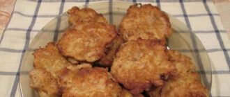Мясные оладьи