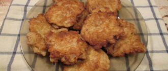 Мясные оладьи