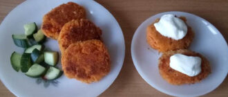 Котлеты из сырой моркови