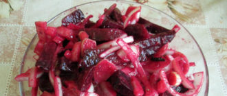 Маринованная свекла с луком и горчицей