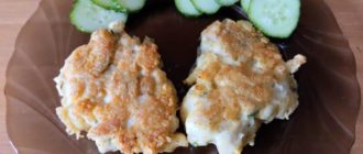 Куриные оладьи с сыром