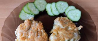 Куриные оладьи с сыром