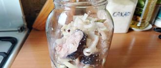 Малосольная скумбрия в рассоле кусочками