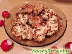 Куриные оладушки из филе