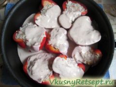 Перцы с соусом