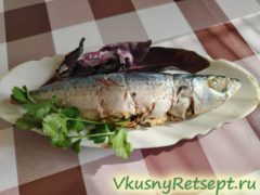 Скумбрия запеченная в фольге в духовке
